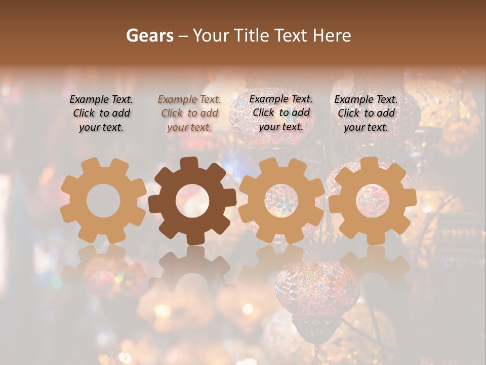 Mall Bazaar Turkey PowerPoint Template