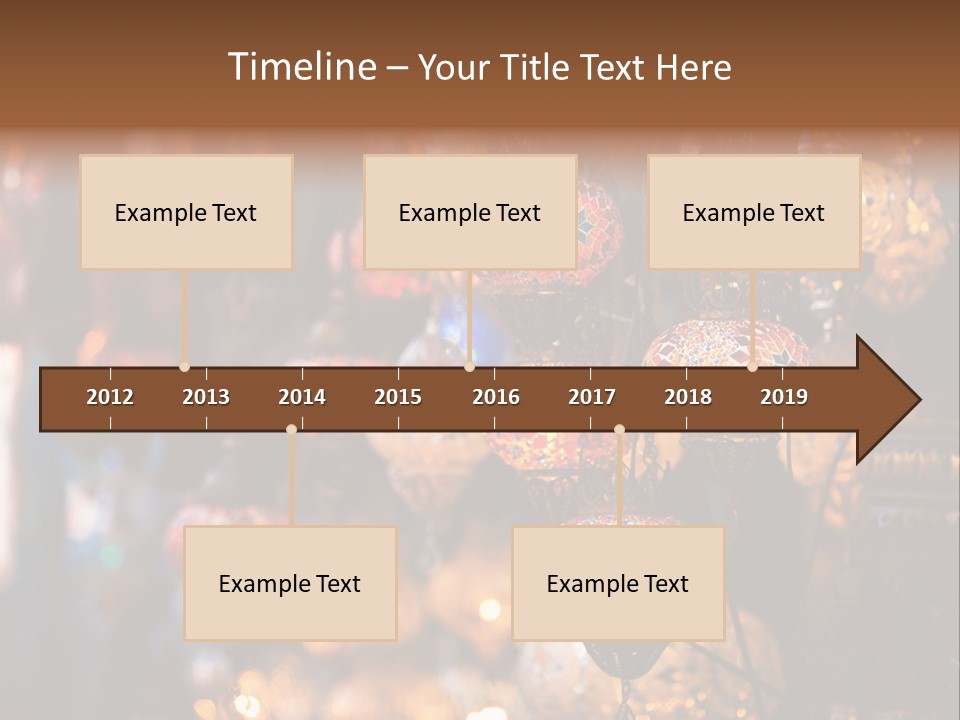 Mall Bazaar Turkey PowerPoint Template