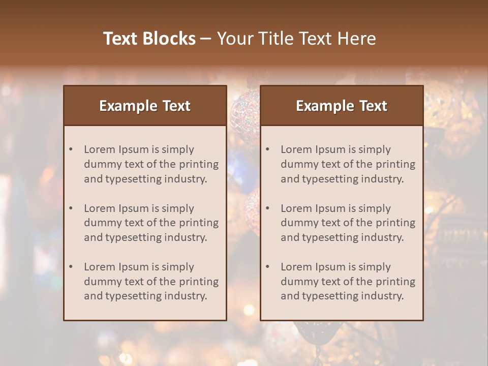 Mall Bazaar Turkey PowerPoint Template