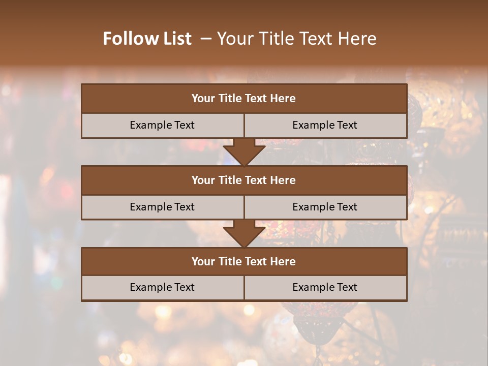 Mall Bazaar Turkey PowerPoint Template