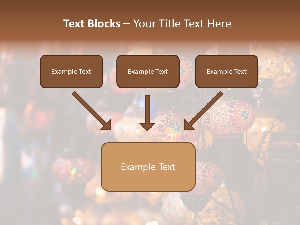Mall Bazaar Turkey PowerPoint Template