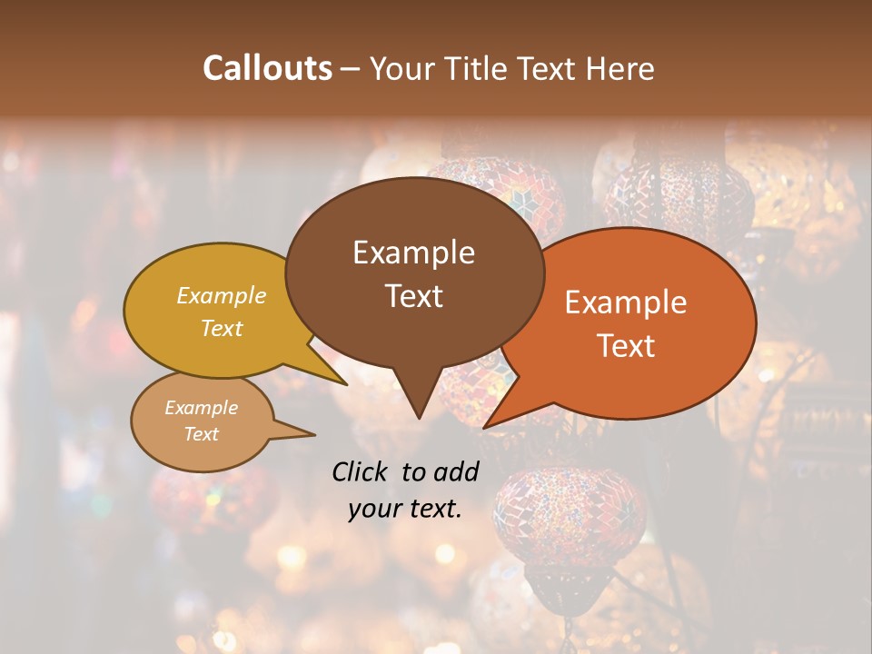 Mall Bazaar Turkey PowerPoint Template