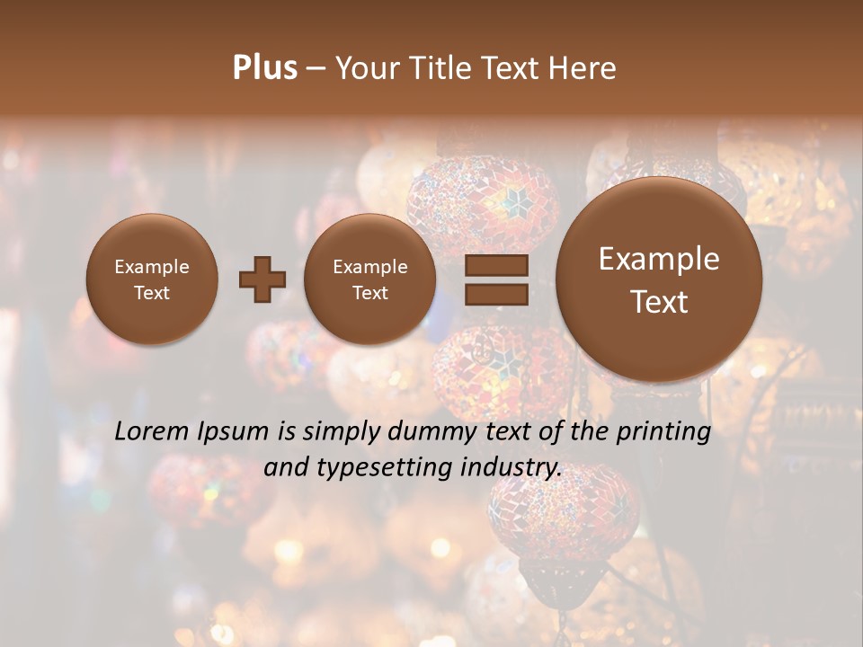 Mall Bazaar Turkey PowerPoint Template
