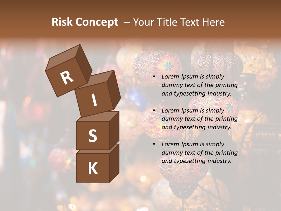 Mall Bazaar Turkey PowerPoint Template