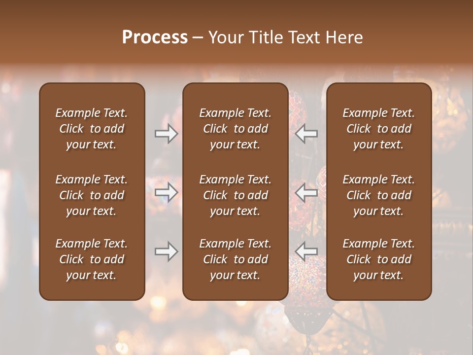 Mall Bazaar Turkey PowerPoint Template