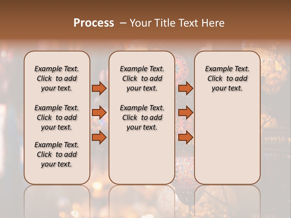 Mall Bazaar Turkey PowerPoint Template