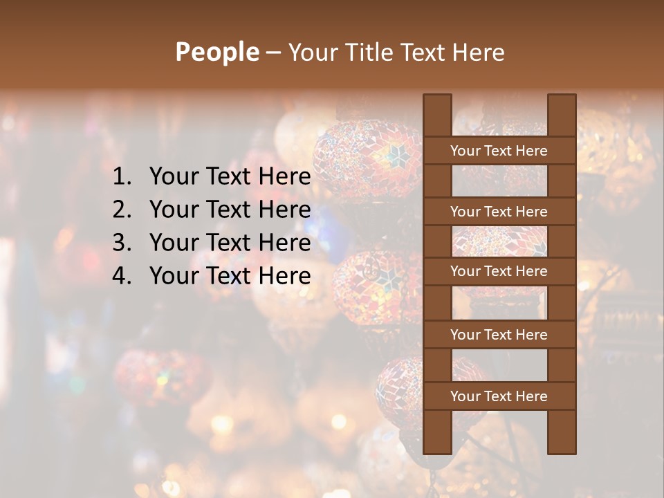 Mall Bazaar Turkey PowerPoint Template