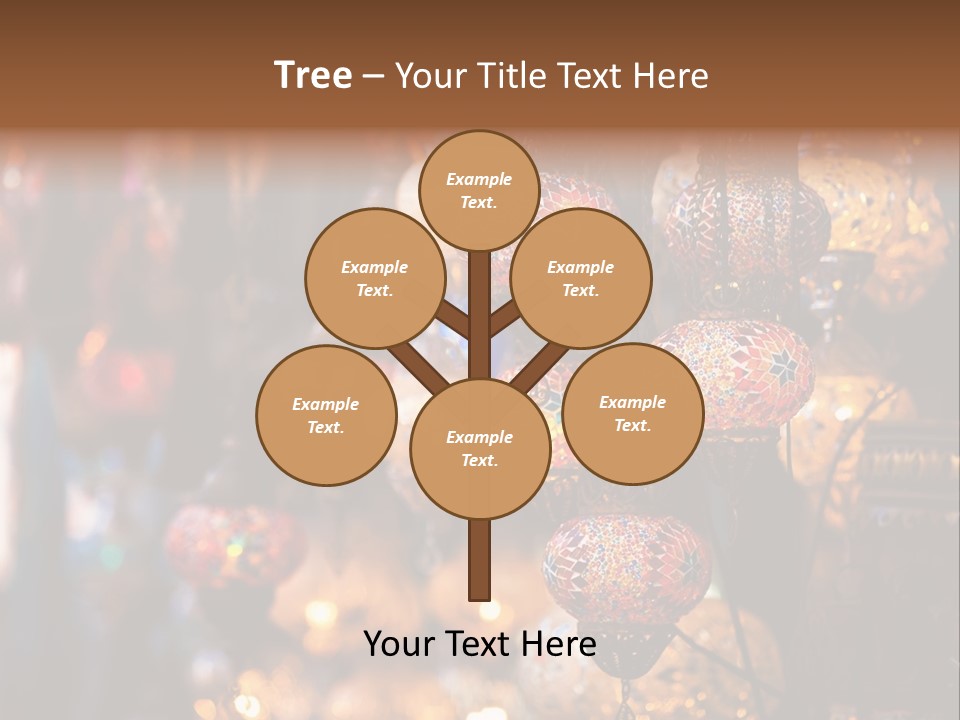 Mall Bazaar Turkey PowerPoint Template