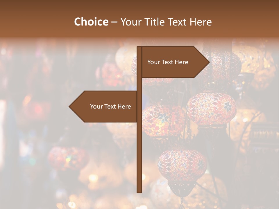 Mall Bazaar Turkey PowerPoint Template