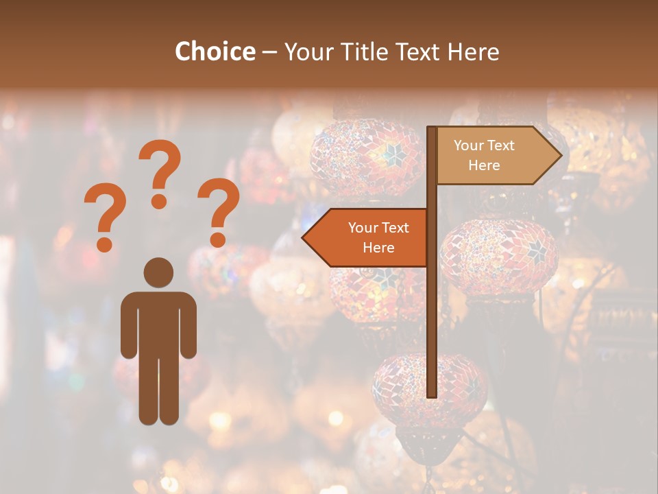 Mall Bazaar Turkey PowerPoint Template