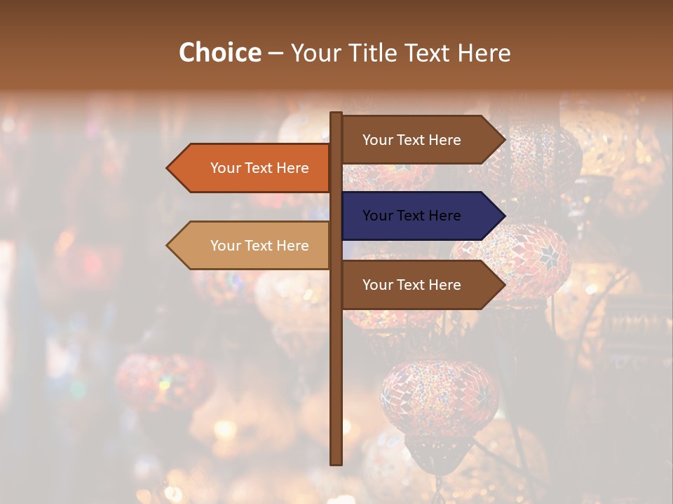 Mall Bazaar Turkey PowerPoint Template