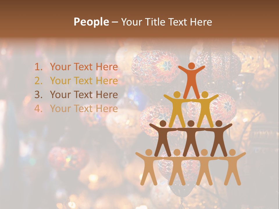 Mall Bazaar Turkey PowerPoint Template