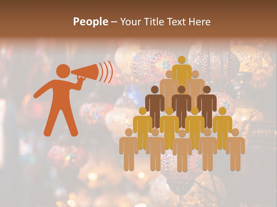 Mall Bazaar Turkey PowerPoint Template