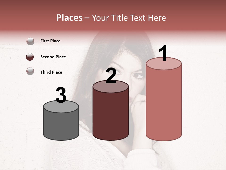 Funny Character Envious PowerPoint Template