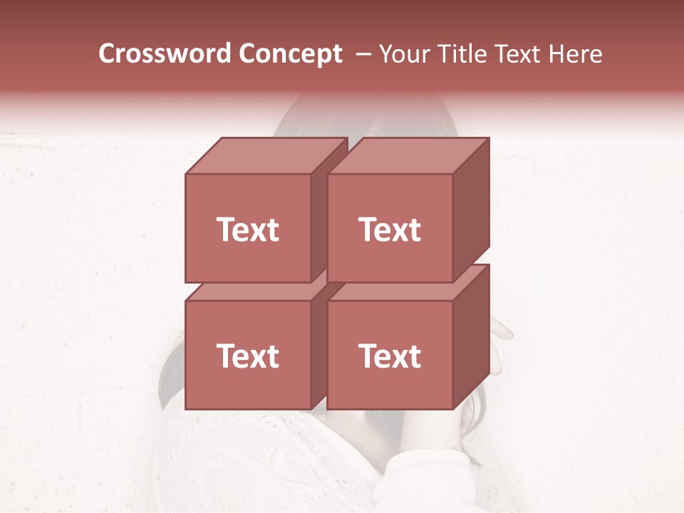 Funny Character Envious PowerPoint Template