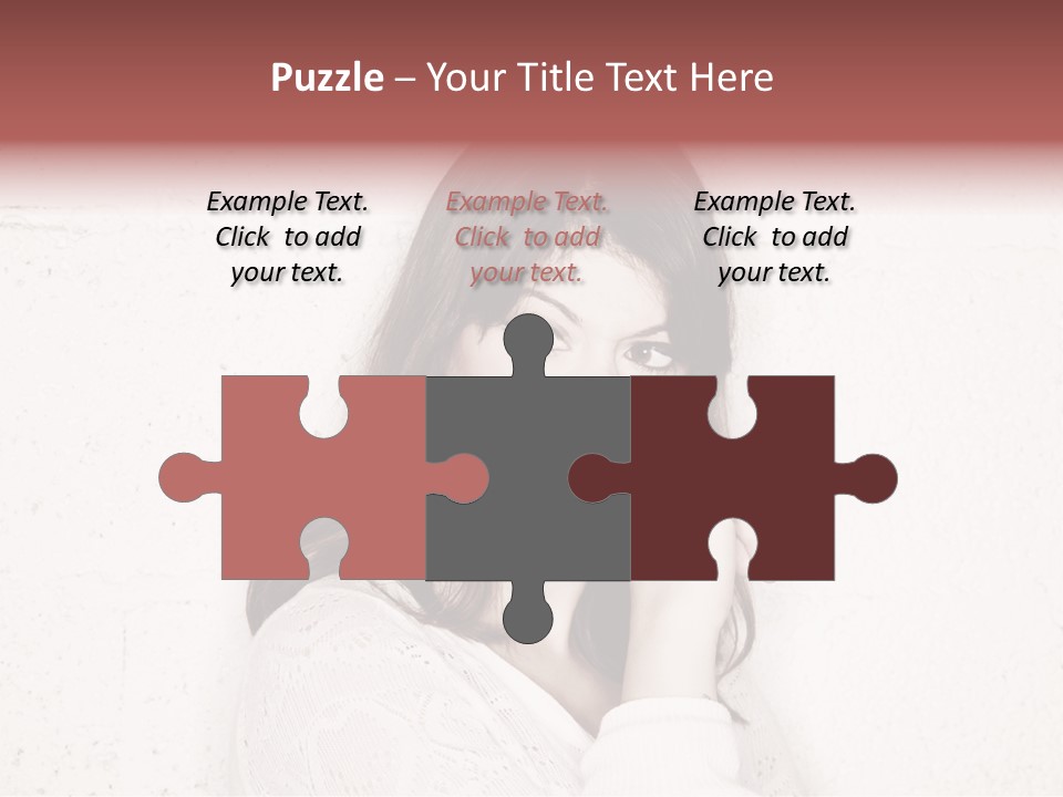 Funny Character Envious PowerPoint Template