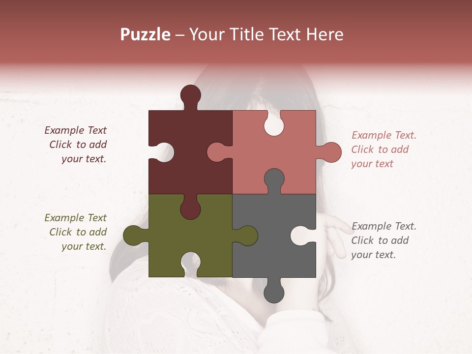 Funny Character Envious PowerPoint Template