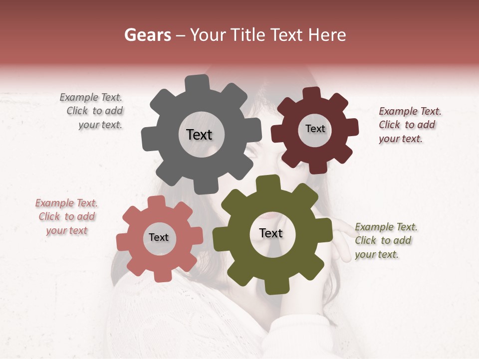 Funny Character Envious PowerPoint Template