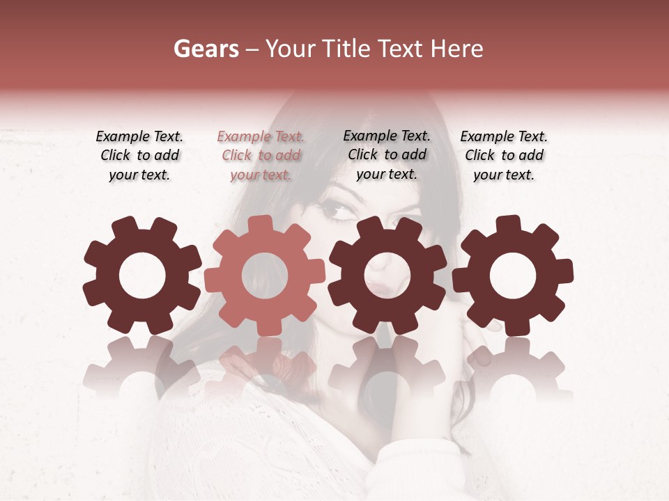 Funny Character Envious PowerPoint Template