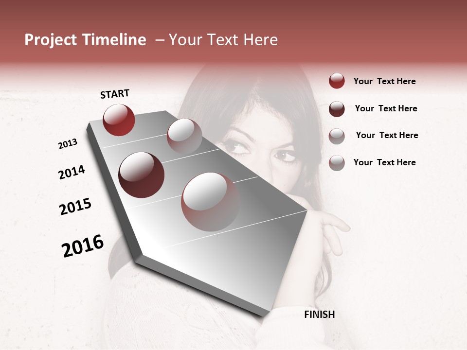 Funny Character Envious PowerPoint Template