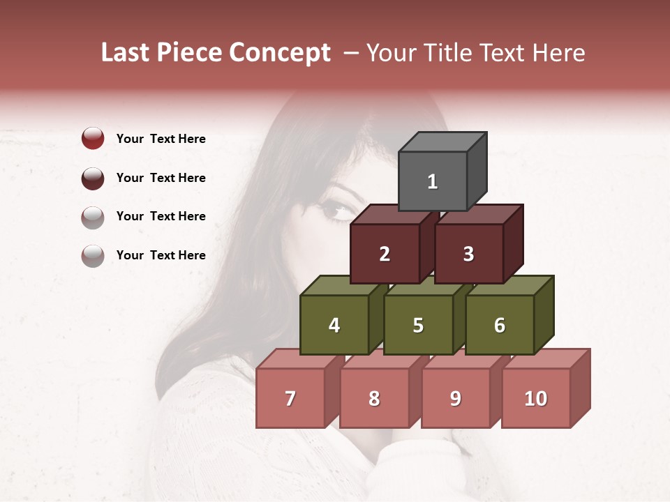 Funny Character Envious PowerPoint Template