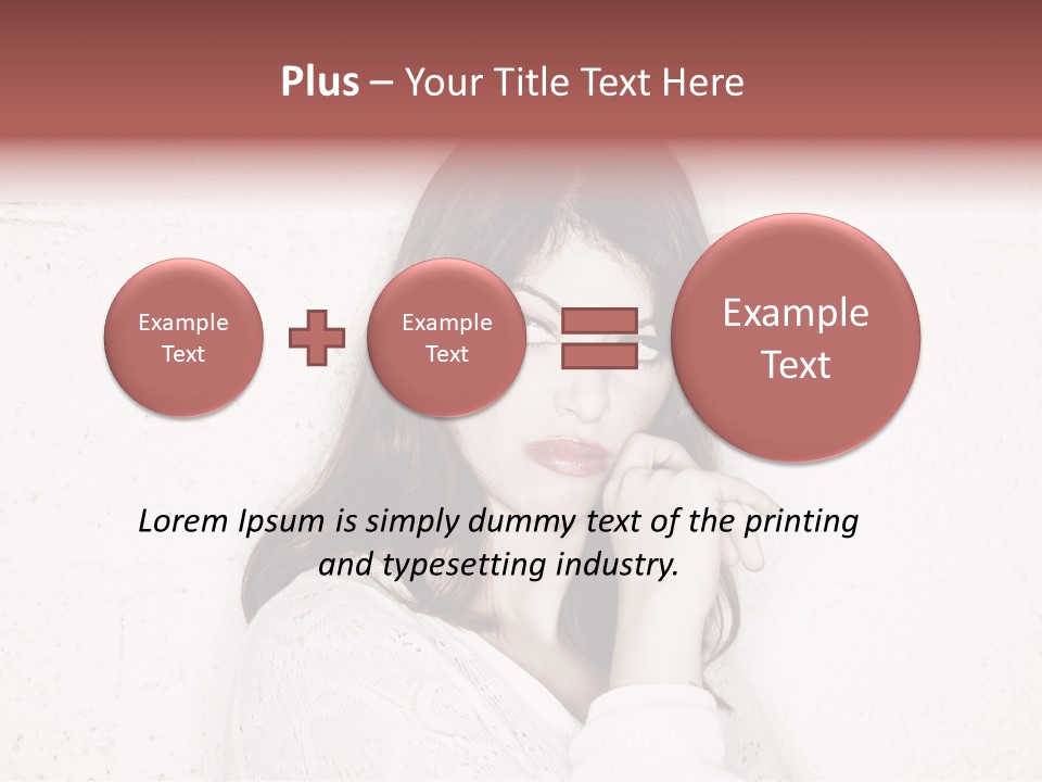 Funny Character Envious PowerPoint Template