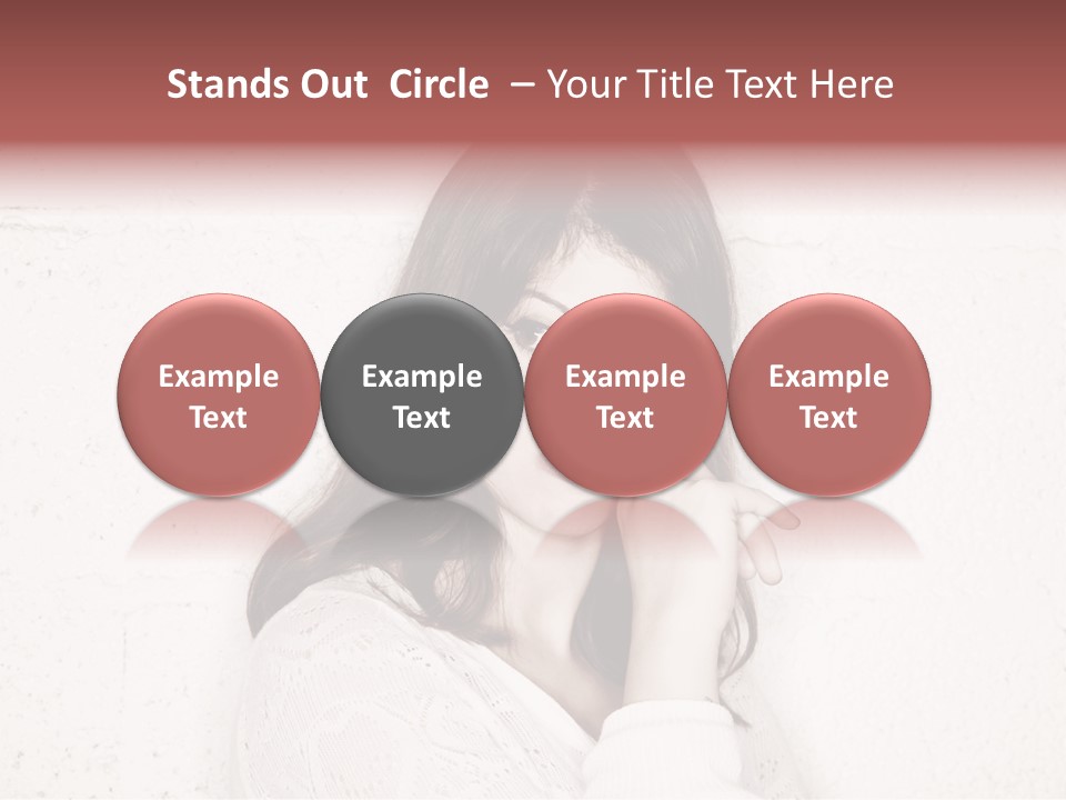 Funny Character Envious PowerPoint Template