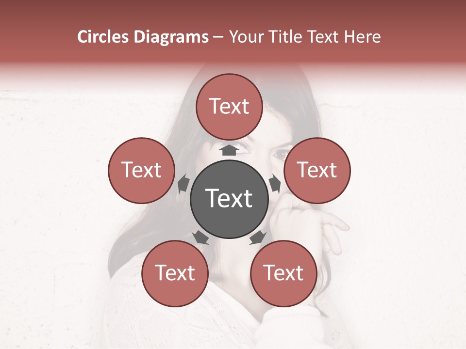 Funny Character Envious PowerPoint Template