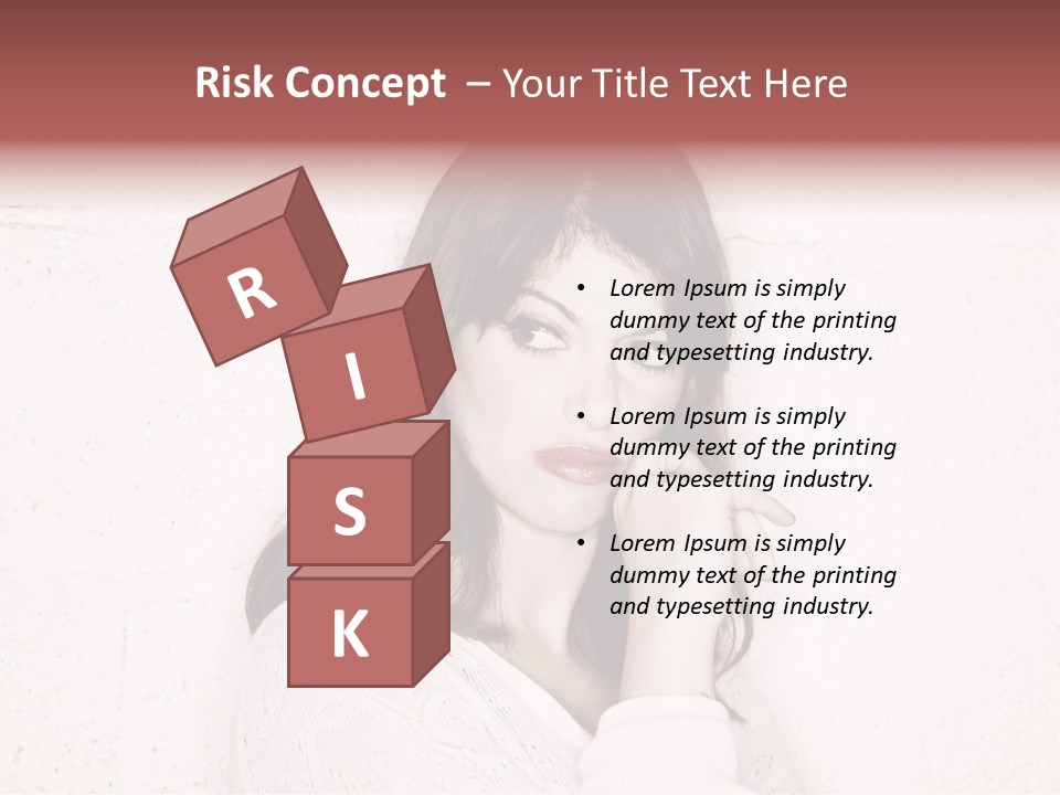 Funny Character Envious PowerPoint Template