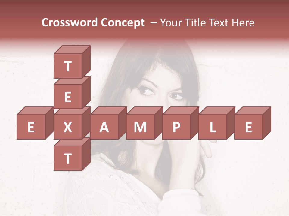 Funny Character Envious PowerPoint Template