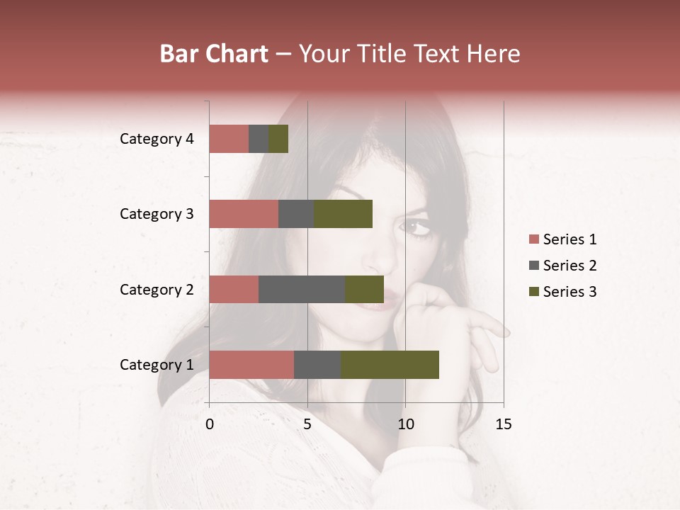 Funny Character Envious PowerPoint Template