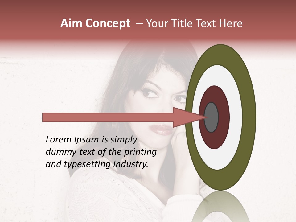 Funny Character Envious PowerPoint Template