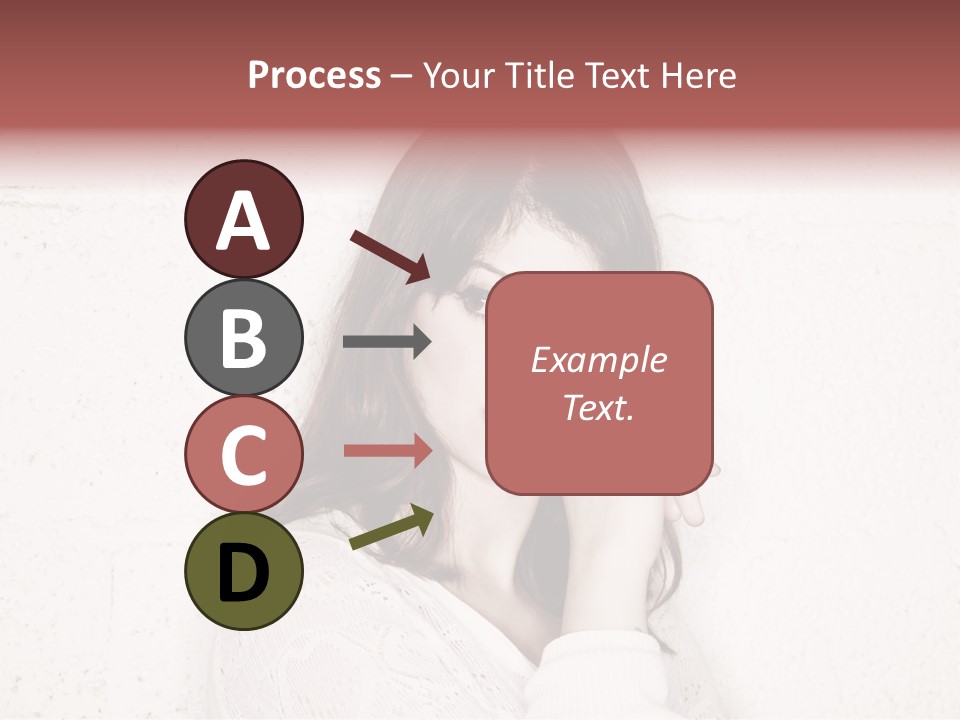 Funny Character Envious PowerPoint Template