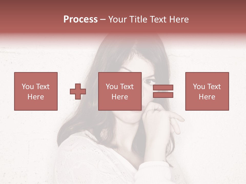 Funny Character Envious PowerPoint Template