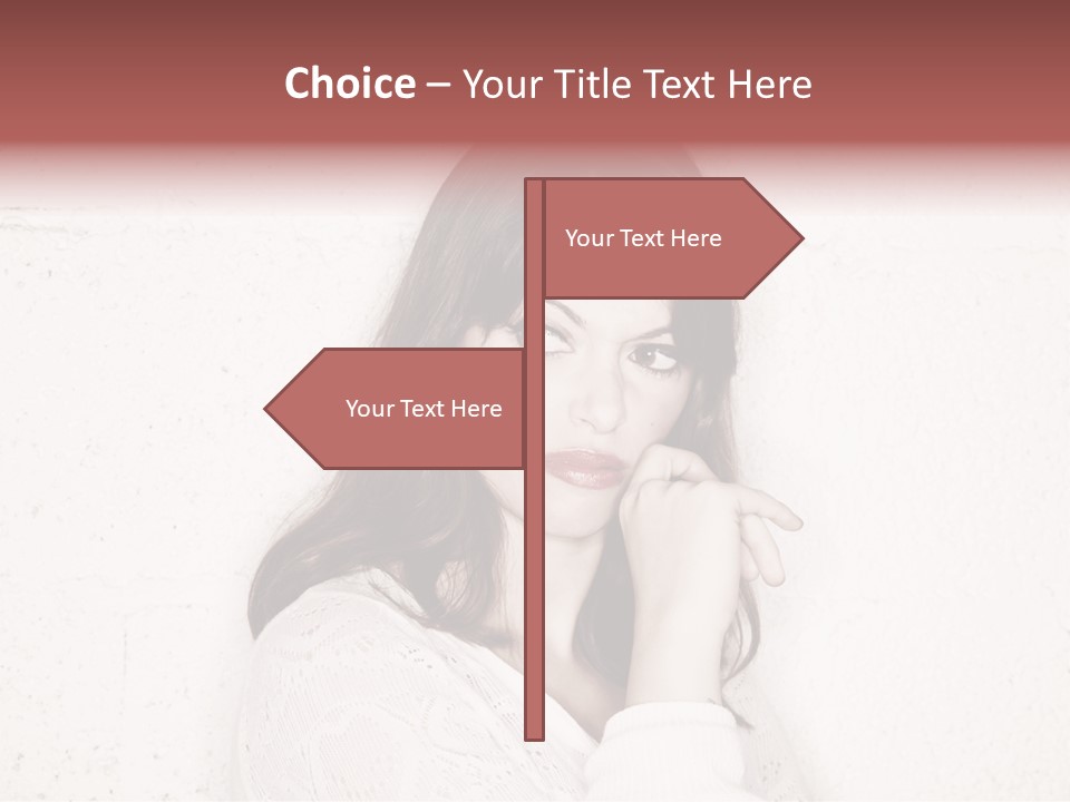 Funny Character Envious PowerPoint Template