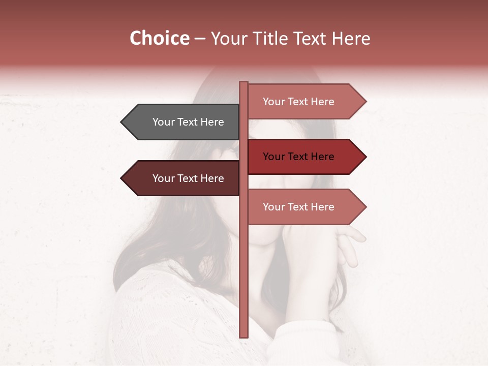 Funny Character Envious PowerPoint Template