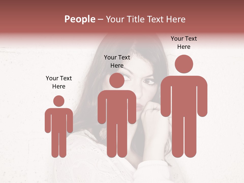 Funny Character Envious PowerPoint Template