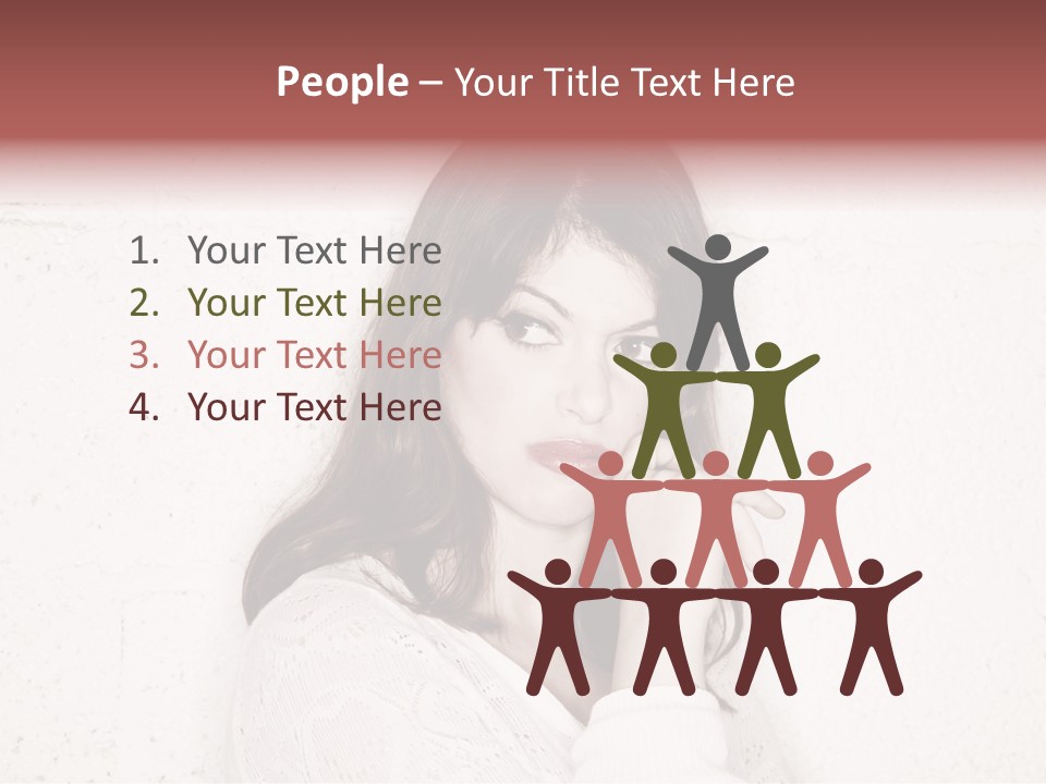 Funny Character Envious PowerPoint Template