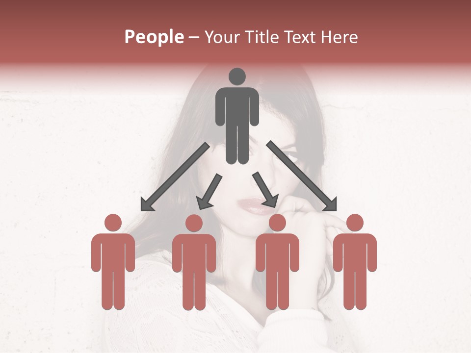 Funny Character Envious PowerPoint Template