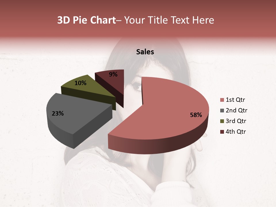 Funny Character Envious PowerPoint Template