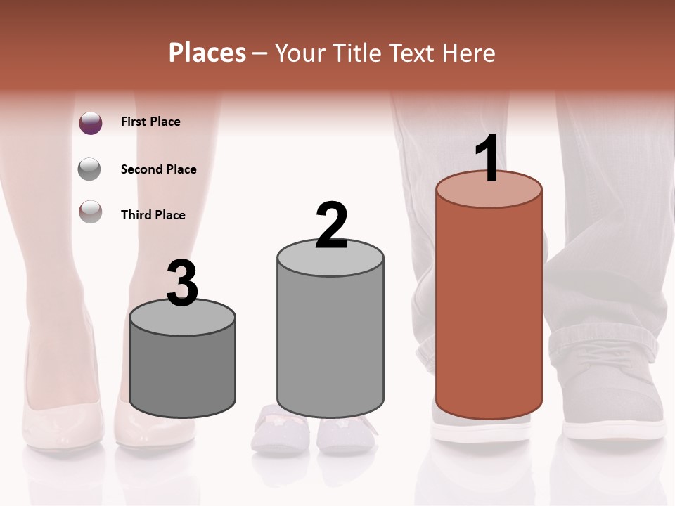 A Couple Of People Standing Next To Each Other PowerPoint Template