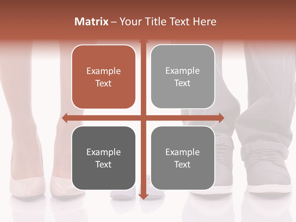 A Couple Of People Standing Next To Each Other PowerPoint Template