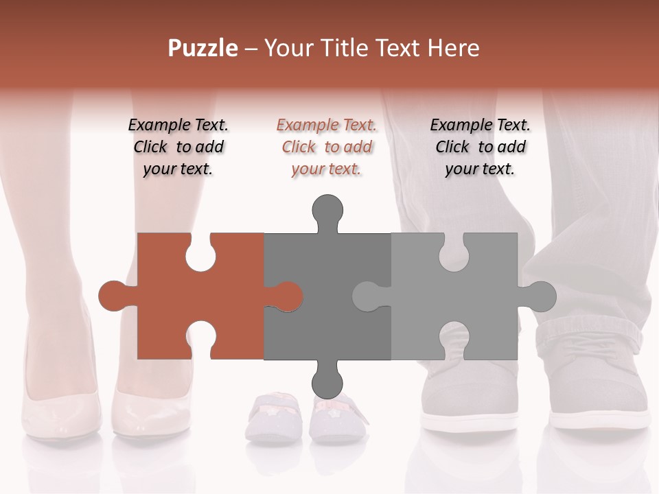 A Couple Of People Standing Next To Each Other PowerPoint Template