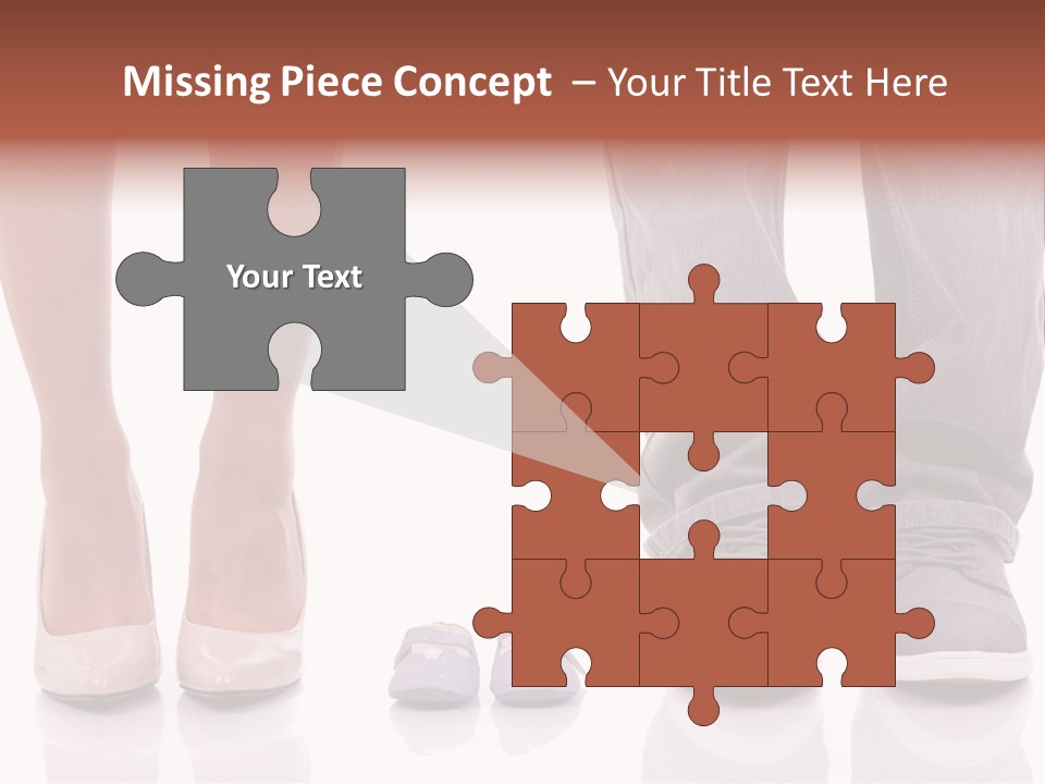 A Couple Of People Standing Next To Each Other PowerPoint Template