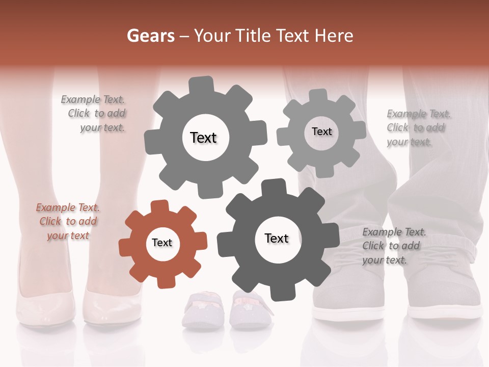 A Couple Of People Standing Next To Each Other PowerPoint Template