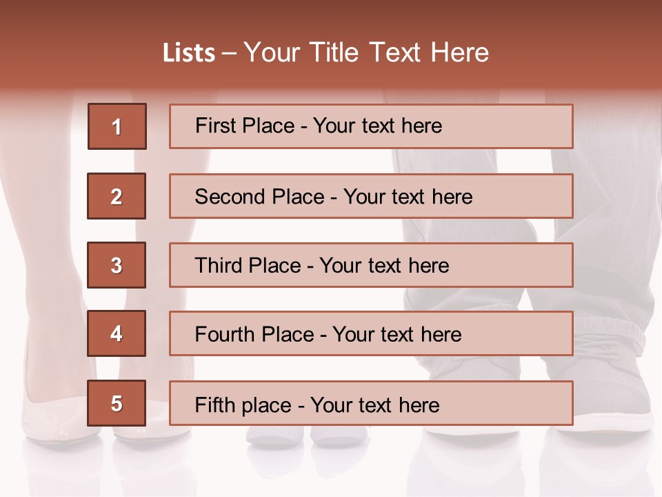 A Couple Of People Standing Next To Each Other PowerPoint Template
