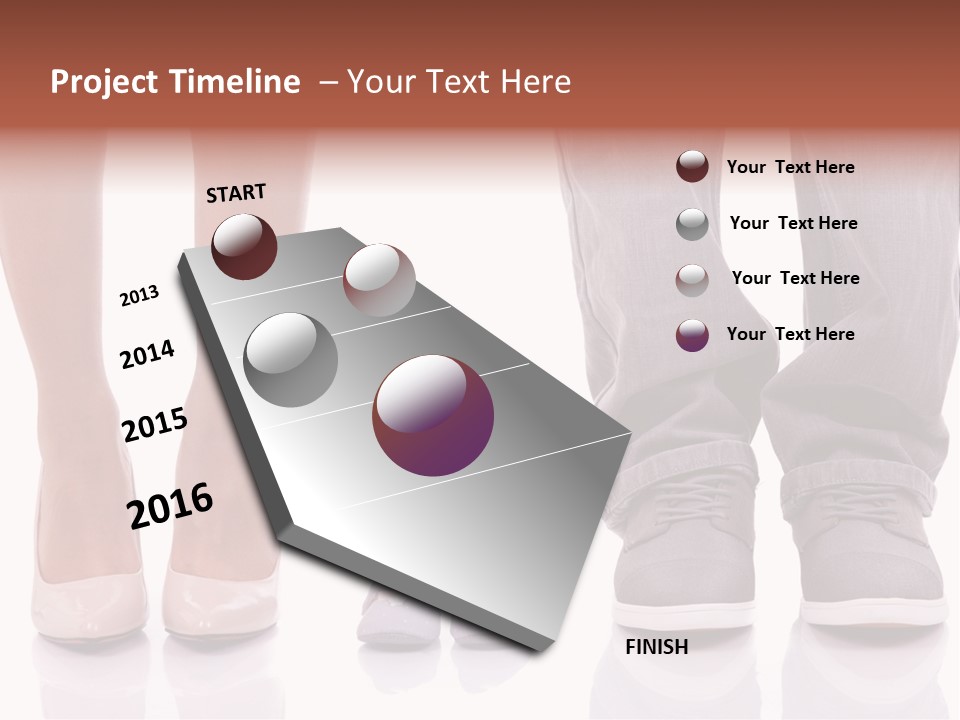 A Couple Of People Standing Next To Each Other PowerPoint Template