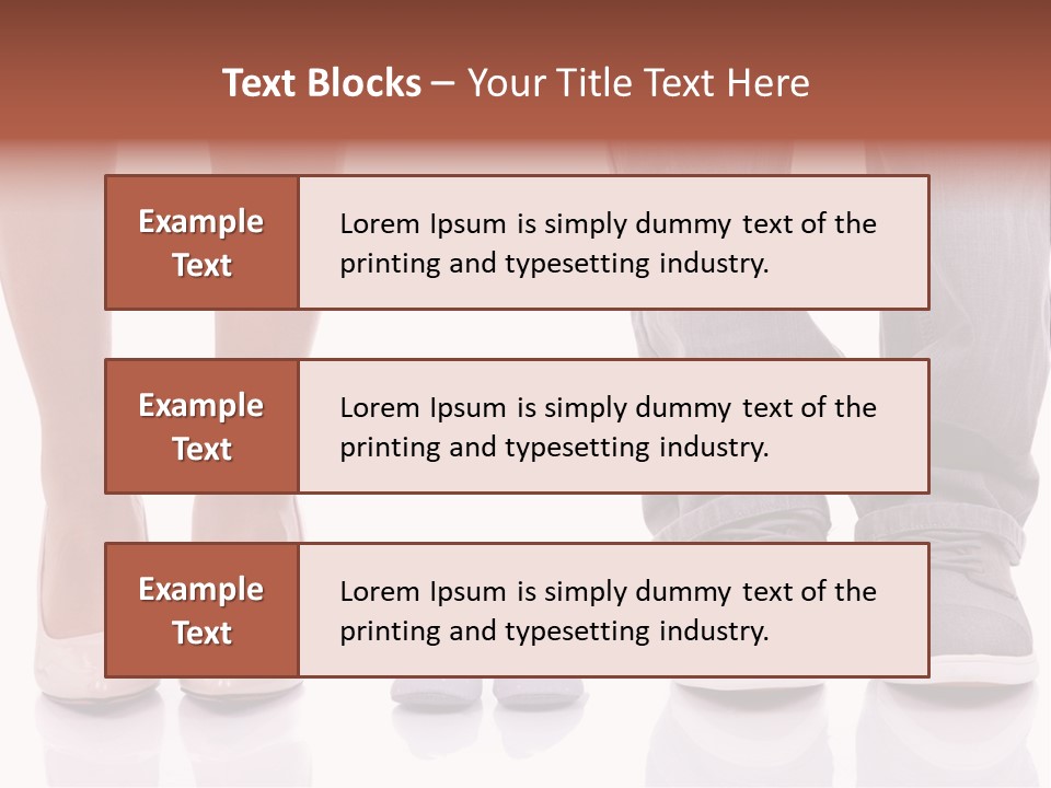 A Couple Of People Standing Next To Each Other PowerPoint Template
