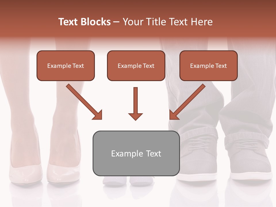 A Couple Of People Standing Next To Each Other PowerPoint Template