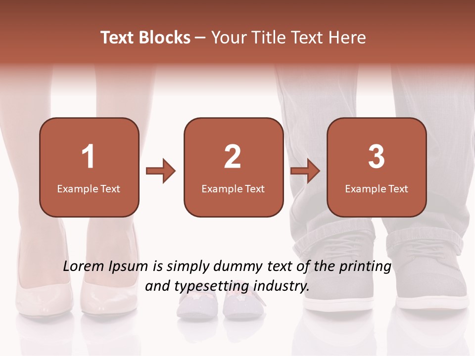 A Couple Of People Standing Next To Each Other PowerPoint Template